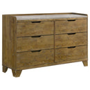Henderson 4-piece Queen Bedroom Set Medium Oak