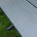 HDPE Outdoor Terrace Dining Chair Set of 2