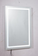 32x24 LED Lighted Bathroom Wall Mounted Mirror with High Lumen+Anti-Fog Separately Control+Dimmer Function