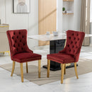 Nikki - Modern, High-End Tufted Dining Chair (Set of 2) by HouseOfZazla