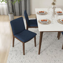Laura - Mid-Century Modern Solid Wood Dining Chair (Set of 2) by Unique Piece Furniture