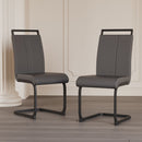 Modern Dining Chairs With High Back Upholstered Design Metal Legs by Unique Piece Furniture