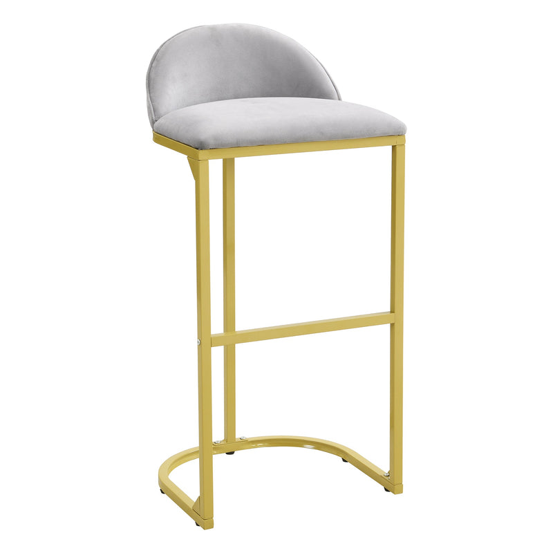 5 Pcs Bar Table and Chairs Set, Modern Gold White Table with 4 Velvet Cushion Bar Stools, Kitchen Counter High Top Table, Breakfast Table Set, Space Saving Table for Home & Kitchen, Gold Frame