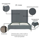 Promenade - Bed With Upholstered Headboard And Slats by HouseOfZazla