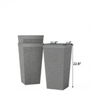 Stackable Design Tapered Planters - 3 Piece Set