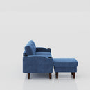 3 Seater Convertible Combination L Shaped Sofa With Footstools With Storage by HouseOfZazla