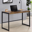 Writing Desk Design, Compact Size For Small Spaces - Brown by HouseOfZazla