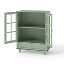 Minimalist Buffet Cabinet With Double Glass Doors And Drawer by HouseOfZazla