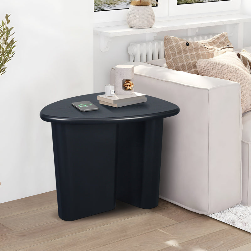 Walker Edison - Tapered Tabletop Side Table (BLACK)