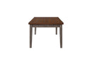 2 Tone 6 Drawer Dining Table - Gray
