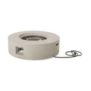 Modern Lightweight Concrete Outdoor Circular Fire Pit 50, 000 Btu