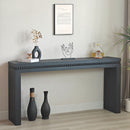 Modern Rustic Wood Table, Rectangular Living Room Center Table With Floating Top Design by HouseOfZazla