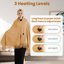USB Heated Shawl, 77"x24", 3 Heat Levels