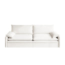 4 Seat Convertible Sleeper Sofa Bed, Modern With Storage