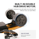 600Wx2 dual hub motors electric longboard 36V 9600mah battery electronic electric skateboard