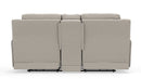 Micah - Power Headrest Power Deep Seat Reclining Console Loveseat - Oatmeal