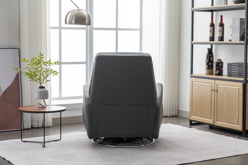 4 Modes Of Intelligent Voice Control,Atmosphere Lamp,Bluetooth Music Player,USB Ports,Back And Forth Swing, 270 Degree Swivel Power Recliner