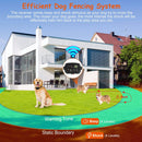Dog Fence System Pet Containment System with 100 Adjustable Levels 2 Receivers IPX7 Waterproof Rechargeable Underground Fence for Small Medium Large D