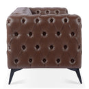 Square Arm Removable Cushion 3 Seater Sofa by Unique Piece Furniture