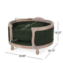Upholstered Pet Bed, Fabric Dog Bed by HouseOfZazla