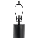 Aura - Table Lamp With On / Off Switch Block Base - Black / White by HouseOfZazla