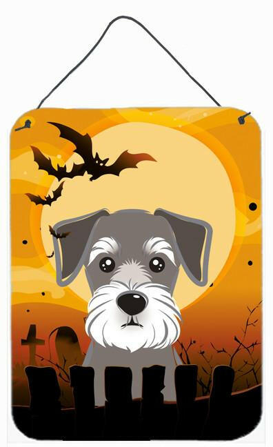 Halloween Schnauzer Wall or Door Hanging Prints BB1764DS1216