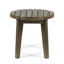 Outdoor Acacia Wood Side Table With Weather Resistance by HouseOfZazla