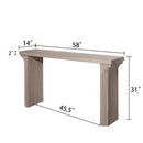 Console Table With Decorative Molding by HouseOfZazla