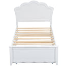 Platform Bed With Headboard And Trundle