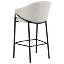 Sloped Arm Bar Stools (Set of 2) - Beige by HouseOfZazla