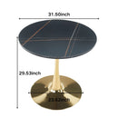 Mid-Century Tulip Table With Round Top, Pedestal Base by Unique Piece Furniture
