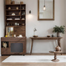 Furniture Style Multi Use Cat Litter Box House With Storage - Walnut by HouseOfZazla