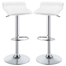 Bidwell - Adjustable Bar Stool (Set of 2) - White by HouseOfZazla