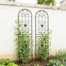 2 Pack Metal Garden Trellis 86.7" x 19.7"