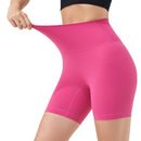 Women\'s High Waist Biker Shorts Tummy Control Pants Athletic Leggings Spandex Booty Shorts with 6.3In Inseam No Front Seam for Workout Yoga Running V