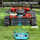 Heavy-Duty 9HP 225CC Remote-Controlled All-Terrain Gas-Powered Lawn Mower With 21-Inch Cutting Width (SAK78412) by SAKSBY WHOLESALE