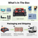 Heavy-Duty 9HP 225CC Remote-Controlled All-Terrain Gas-Powered Lawn Mower With 21-Inch Cutting Width (SAK78412) by SAKSBY WHOLESALE