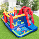 9-in-1 Inflatable Bounce Castle with Water Slide and Splash Pool with 735W Blower by LJGDeals