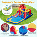 9-in-1 Inflatable Bounce Castle with Water Slide and Splash Pool with 735W Blower by LJGDeals