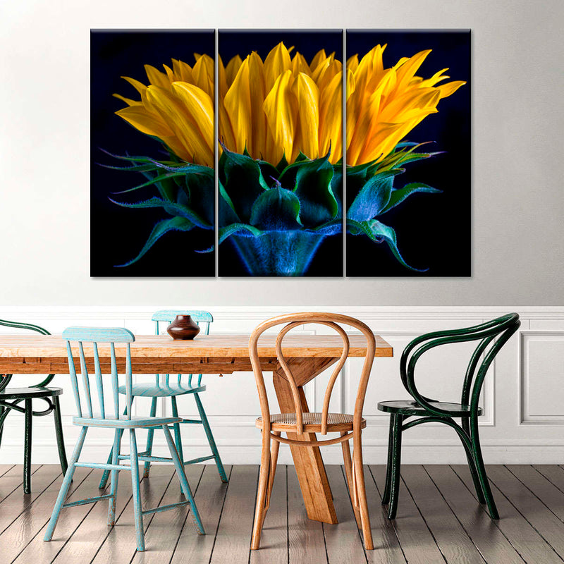 Sunflower Side View Wall Art