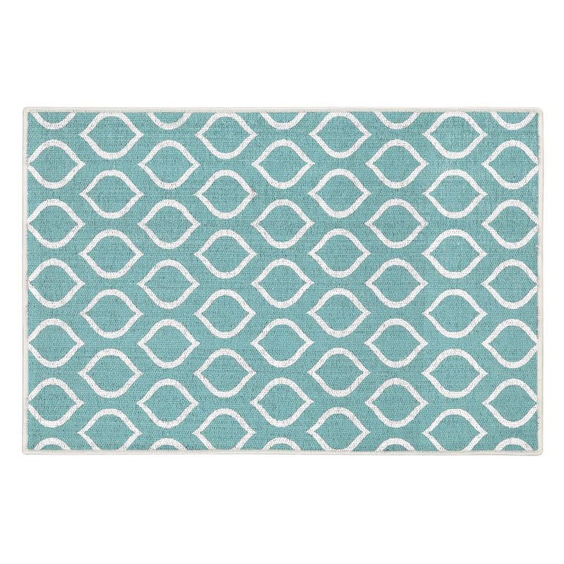 Sussexhome Drop Collection 2 x 3 Foot Heavy Duty Low Pile Landing Rug Runner