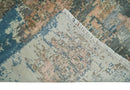9x12 Fine Hand Knotted Brown Multicolor Modern Abstract Wool Area Rug | AGR34