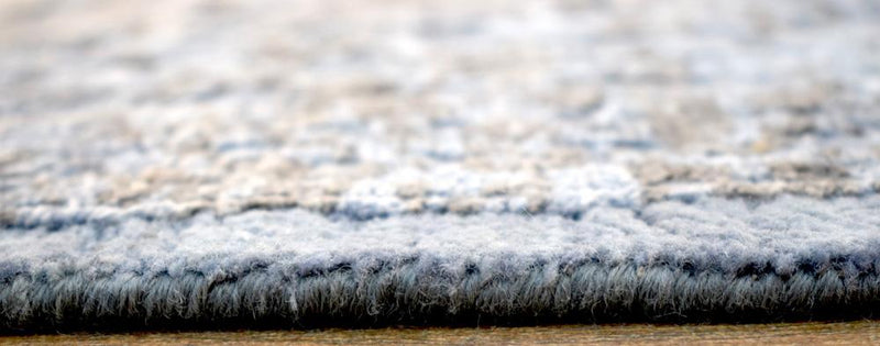 9x12 | Modern Hand made Hand-spun wool and Handspun Bamboo Silk Area Rug | TRD2028912