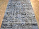 9x12 | Modern Hand made Hand-spun wool and Handspun Bamboo Silk Area Rug | TRD2028912