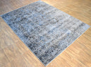9x12 | Modern Hand made Hand-spun wool and Handspun Bamboo Silk Area Rug | TRD2028912