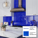 Cobalt Blue 3x12 Glossy Subway Glass Tile (20 pack, 5 sq ft/case) - Sample