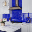 Cobalt Blue 3x12 Glossy Subway Glass Tile (20 pack, 5 sq ft/case)