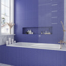 Cobalt Blue 12x12 Matte Square Glass Mosaic Tile (10 pack, 9.67 sq ft/case)