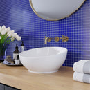 Cobalt Blue 12x12 Matte Square Glass Mosaic Tile (10 pack, 9.67 sq ft/case)