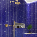 Cobalt Blue 3x6 Matte Subway Glass Tile (40 pack, 5 sq ft/case) - Sample